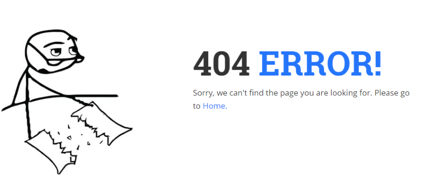 404 error voorbeeld