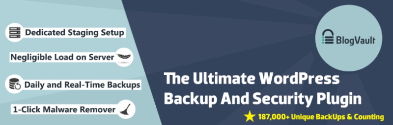 Blogvault backup plugin